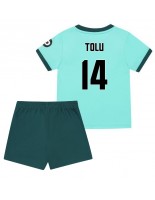 Wolves Tolu Arokodare #14 Vieraspaita Lasten 2025-26 Lyhythihainen (+ shortsit)